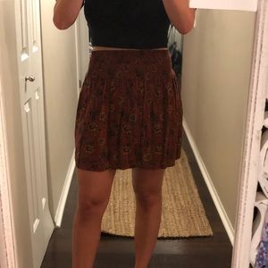 Sunflower Mini Skirt